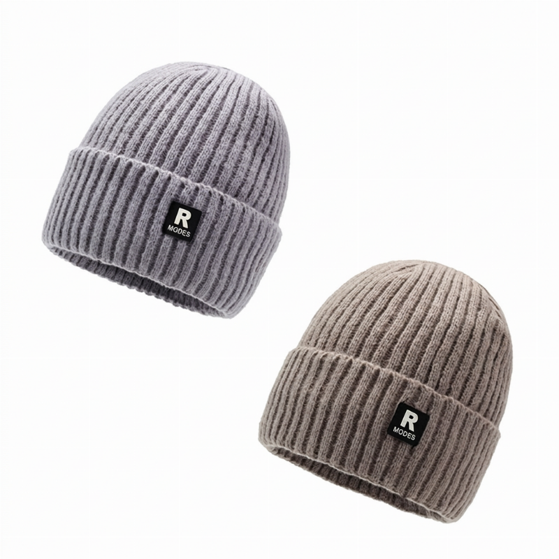 ⏳Liquidation totale⏳Bonnet chaud en maille slouchy pour homme