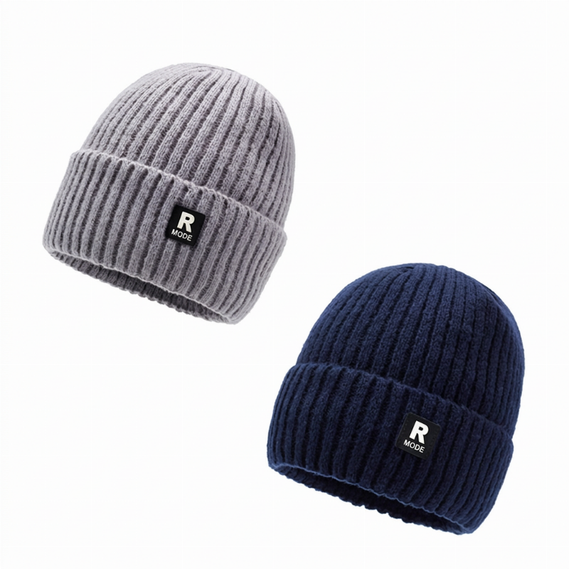 ⏳Liquidation totale⏳Bonnet chaud en maille slouchy pour homme