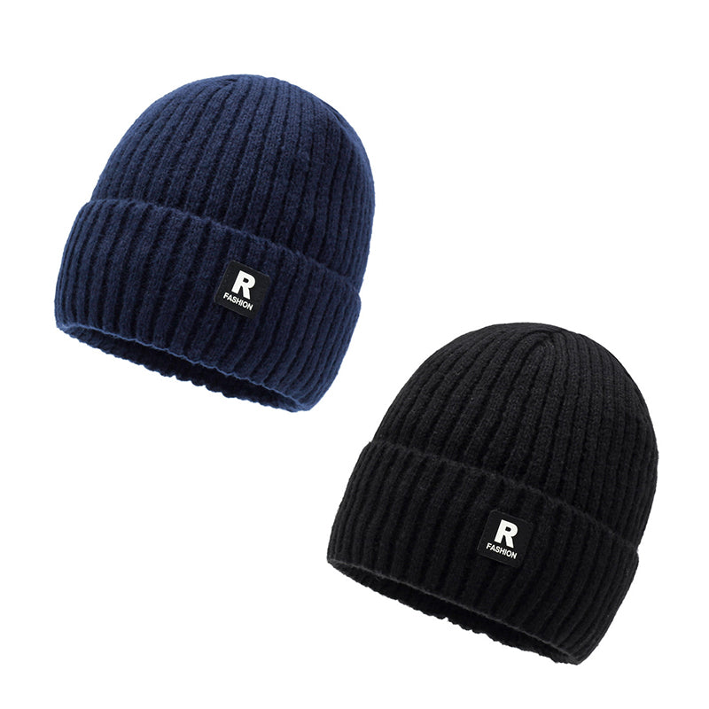 ⏳Liquidation totale⏳Bonnet chaud en maille slouchy pour homme