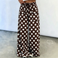 👜 -50 % sur toute la mode femme ! ✨Pantalon large à pois décontracté pour femme