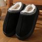 Chaussons maison pour femme à semelle épaisse et doublure pelucheuse