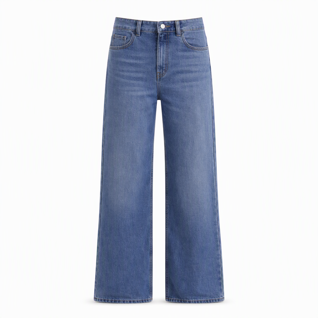 👜 -50 % sur toute la mode femme ! ✨Jeans en denim à coupe ample et jambe droite pour femmes