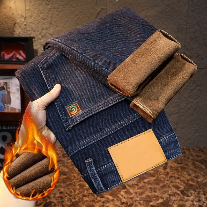 👜 -50 % sur toute la mode femme ! ✨Jeans stretch pour hommes avec doublure en peluche épaisse