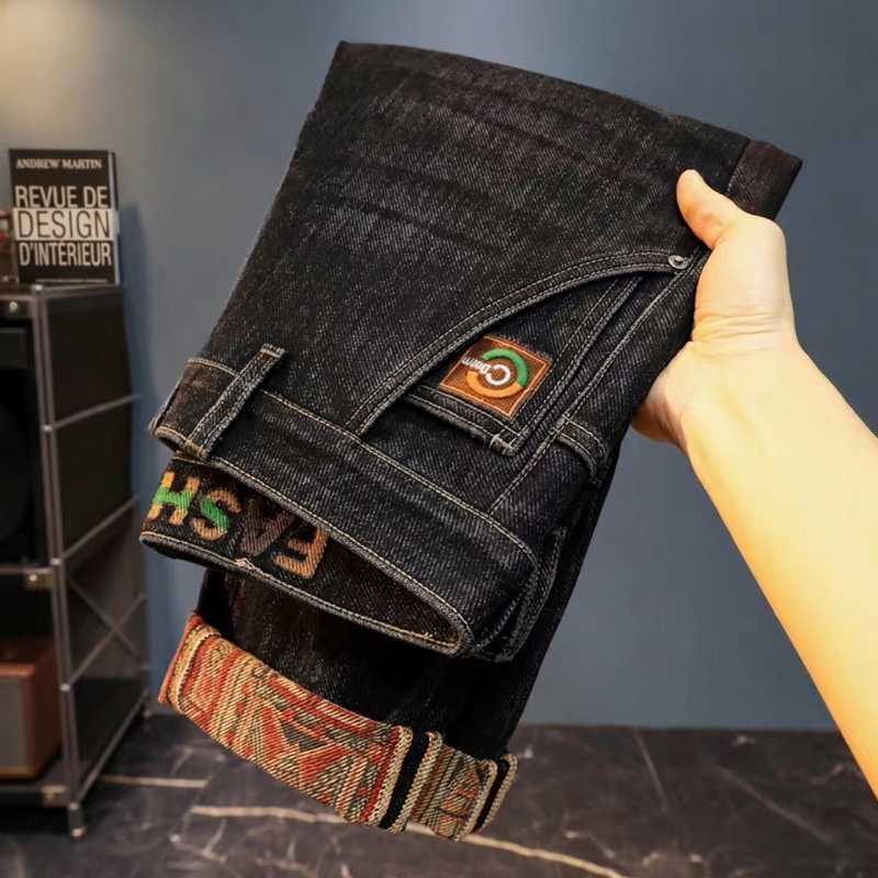 👜 -50 % sur toute la mode femme ! ✨Jeans stretch pour hommes avec doublure en peluche épaisse