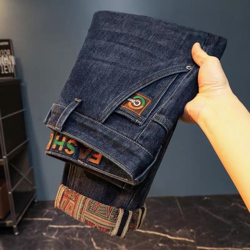 👜 -50 % sur toute la mode femme ! ✨Jeans stretch pour hommes avec doublure en peluche épaisse