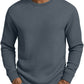 👜 -50 % sur toute la mode femme ! ✨Men's Casual Slim Fit Crew Neck Long Sleeve Sweatshirt