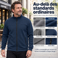 🎁Soldes ! Prix cassés🌍Veste décontractée à col montant pour hommes