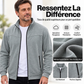 🎁Soldes ! Prix cassés🌍Veste décontractée à col montant pour hommes