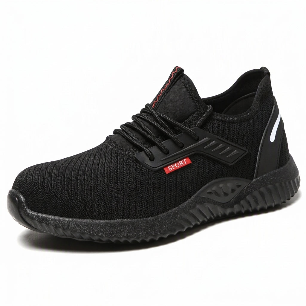 Chaussures de sécurité à embout acier pour homme, Bottines de travail respirantes légères, Chaussures de protection résistantes à la perforation