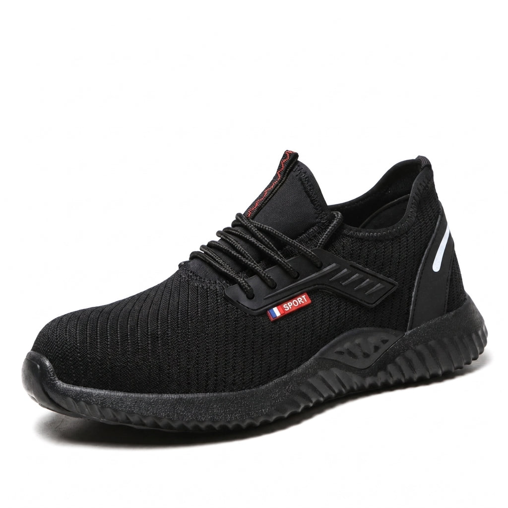 Chaussures de sécurité à embout acier pour homme, Bottines de travail respirantes légères, Chaussures de protection résistantes à la perforation