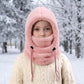 💖Soldes ! Prix cassés💖Cagoule de cyclisme thermique et coupe-vent pour enfants