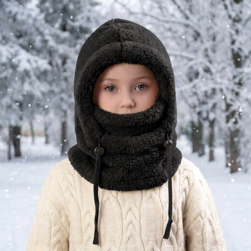 💖Soldes ! Prix cassés💖Cagoule de cyclisme thermique et coupe-vent pour enfants