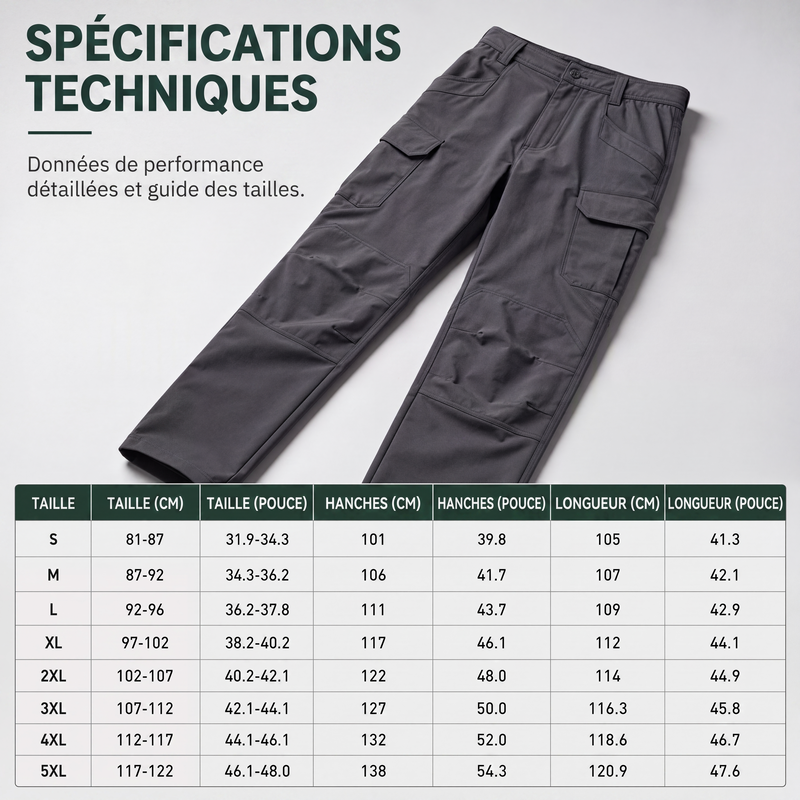 💖Soldes ! Prix cassés💖Pantalons cargo extensibles d'extérieur pour hommes