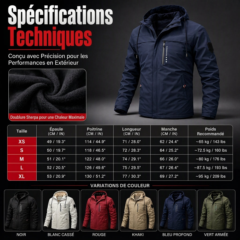 Manteau d'automne-printemps ample à doublure pelucheuse rétro américaine pour homme