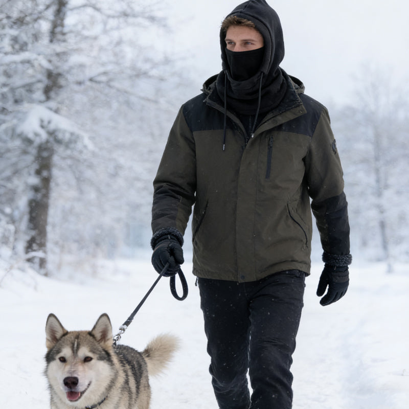 💖Soldes ! Prix cassés💖Masque facial et cagoule thermiques d'hiver tout-en-un