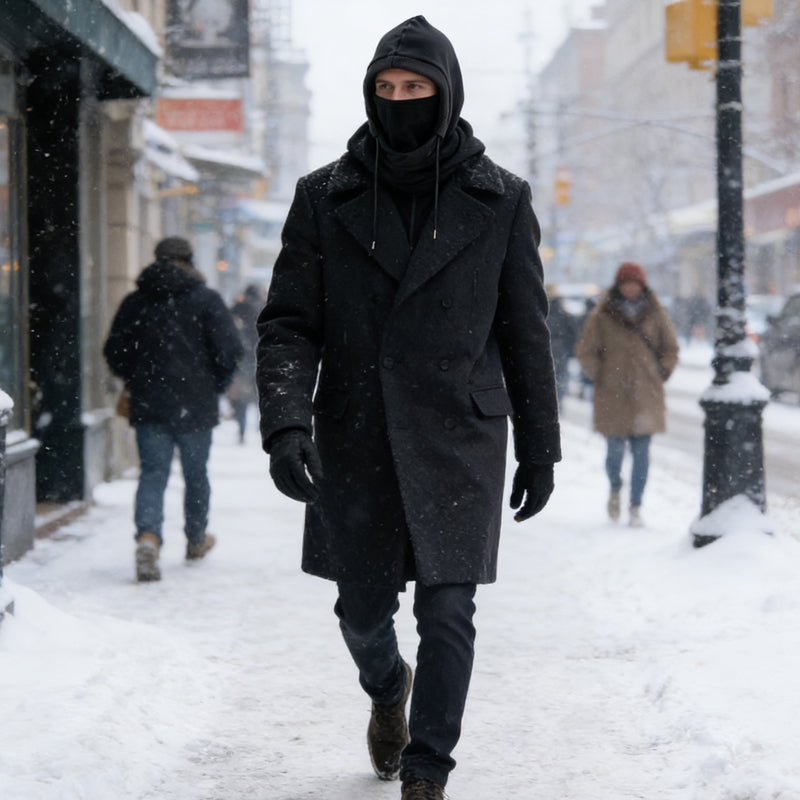 💖Soldes ! Prix cassés💖Masque facial et cagoule thermiques d'hiver tout-en-un