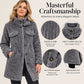💖Soldes ! Prix cassés💖Manteau thermique douillet mi-long d'hiver pour femme