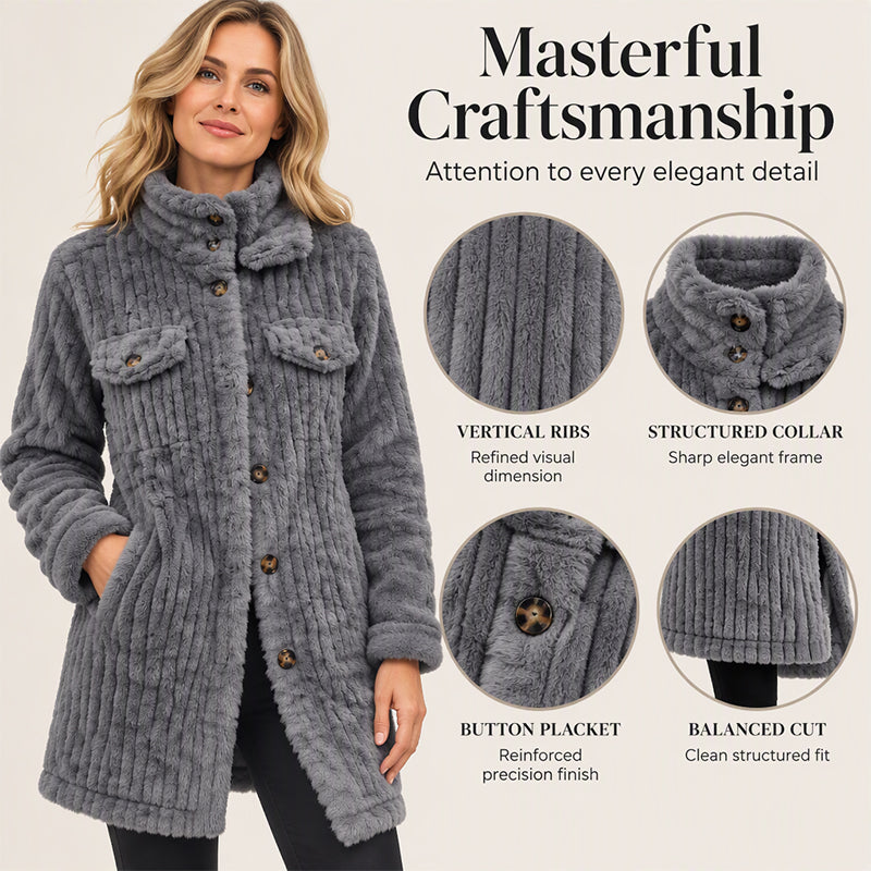 💖Soldes ! Prix cassés💖Manteau thermique douillet mi-long d'hiver pour femme