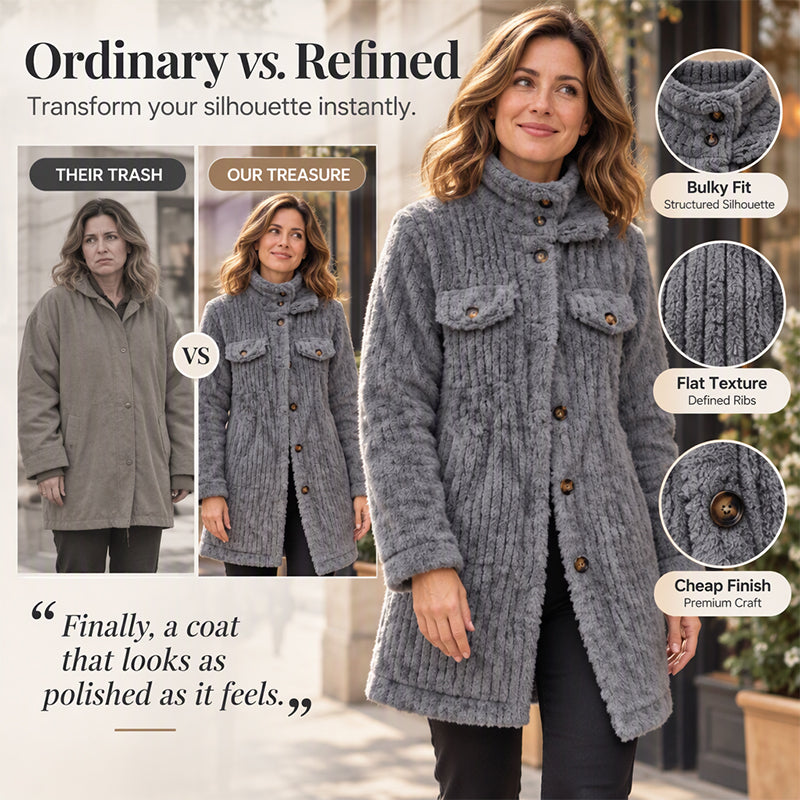 💖Soldes ! Prix cassés💖Manteau thermique douillet mi-long d'hiver pour femme