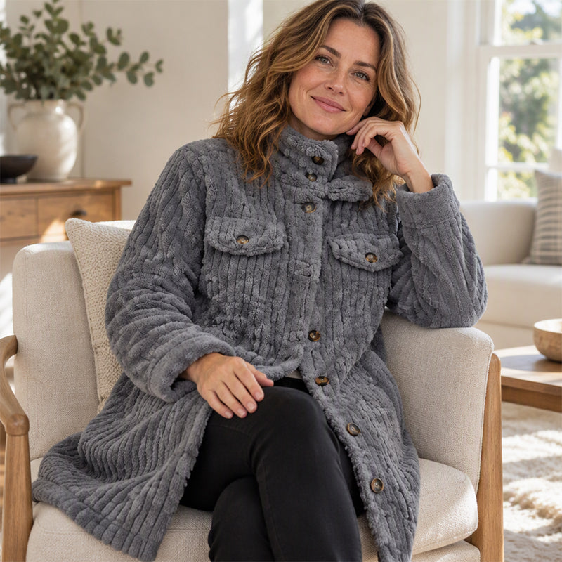 💖Soldes ! Prix cassés💖Manteau thermique douillet mi-long d'hiver pour femme