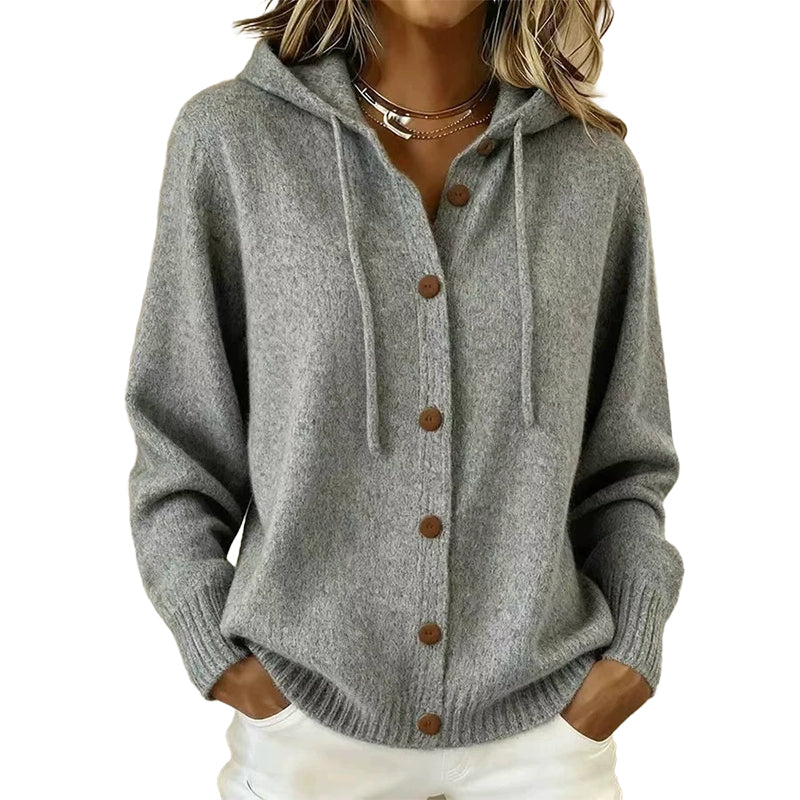 💖Soldes ! Prix cassés💖Cardigan en maille à capuche confortable pour femme