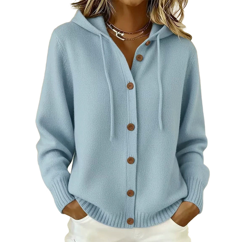 💖Soldes ! Prix cassés💖Cardigan en maille à capuche confortable pour femme