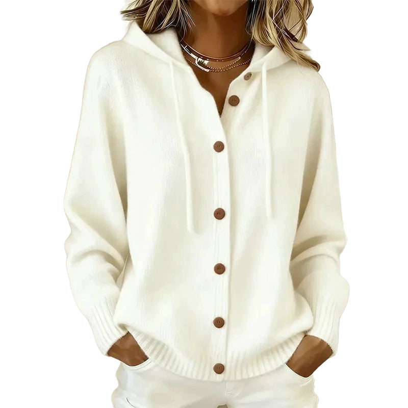 💖Soldes ! Prix cassés💖Cardigan en maille à capuche confortable pour femme