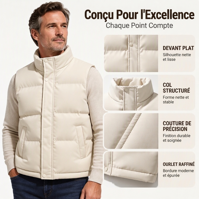 🍂Soldes D'Automne : 50 % DE RÉDUCTION🔥Gilet thermique jeunesse à col montant et coupe-vent
