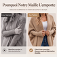 💖Soldes ! Prix cassés💖Cardigan en maille épaisse à manches chauve-souris pour femme