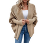 💖Soldes ! Prix cassés💖Cardigan en maille épaisse à manches chauve-souris pour femme
