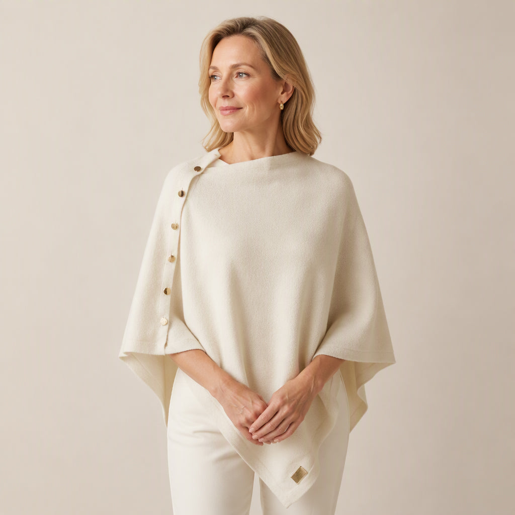 💖Soldes ! Prix cassés💖Poncho châle en maille douce pour femme
