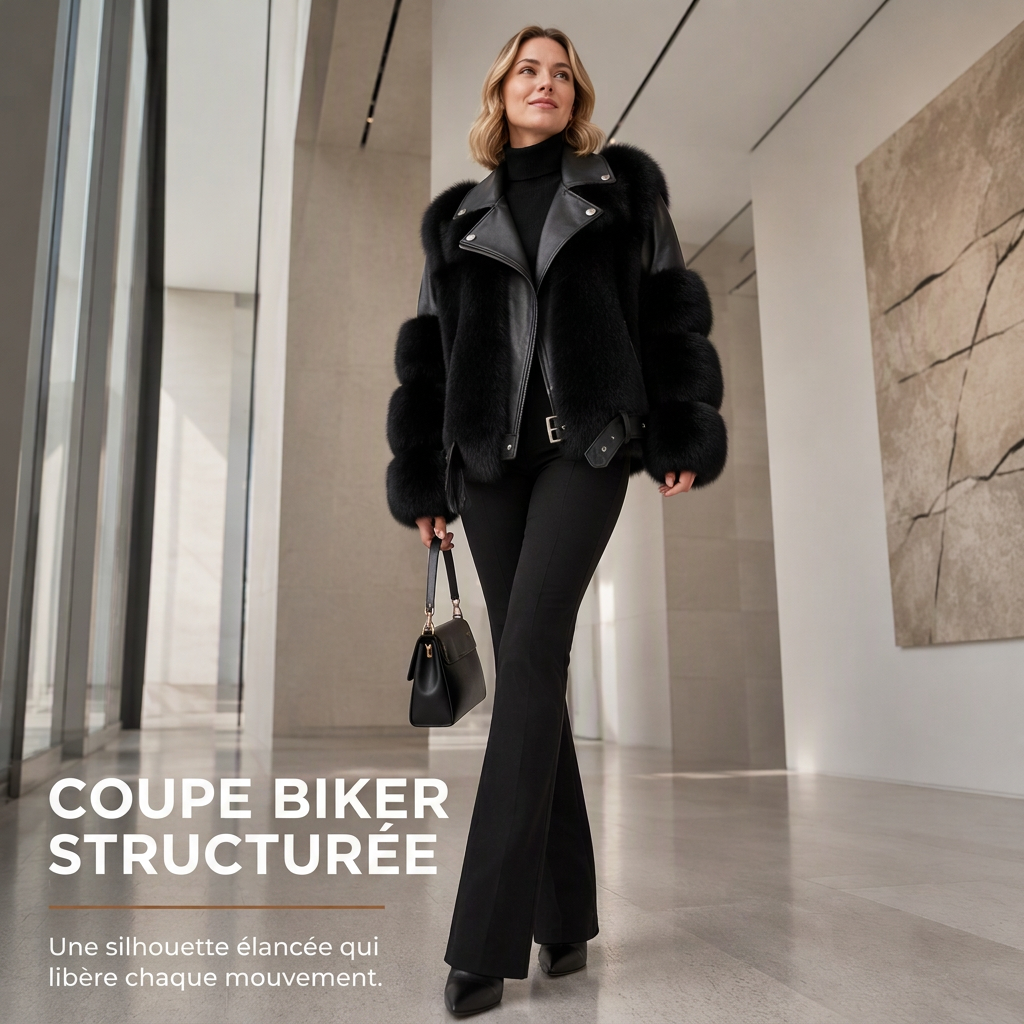 👜 -50 % sur toute la mode femme ! ✨Manteau d'hiver court en fausse fourrure pour femme