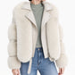 👜 -50 % sur toute la mode femme ! ✨Manteau d'hiver court en fausse fourrure pour femme
