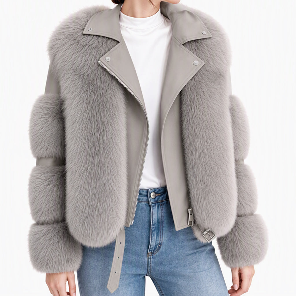 👜 -50 % sur toute la mode femme ! ✨Manteau d'hiver court en fausse fourrure pour femme