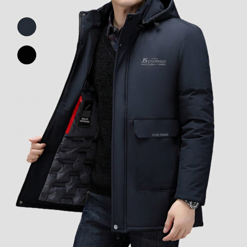 Idée cadeau sympathique*Veste en coton à capuche avec doublure amovible