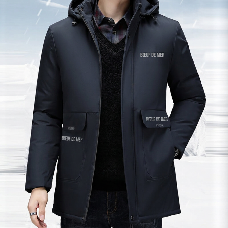 Idée cadeau sympathique*Veste en coton à capuche avec doublure amovible