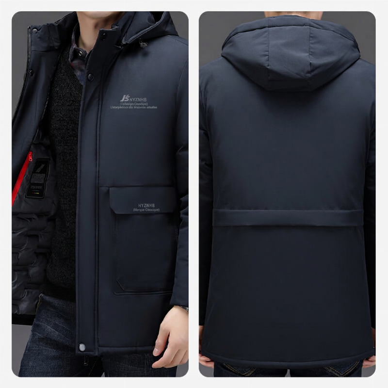 Idée cadeau sympathique*Veste en coton à capuche avec doublure amovible