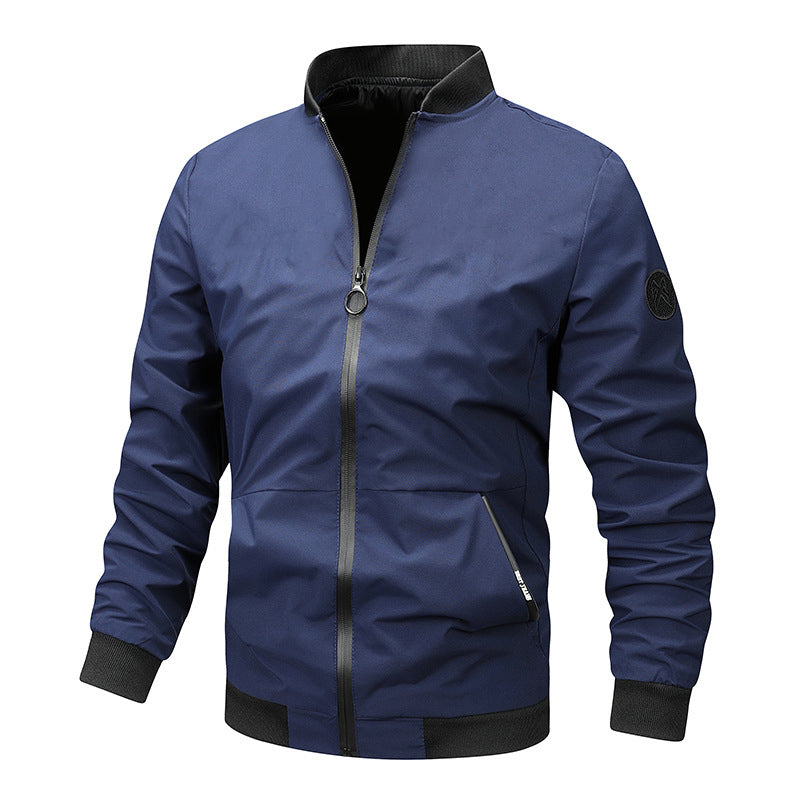 💖Soldes ! Prix cassés💖Blouson bomber décontracté classique pour homme