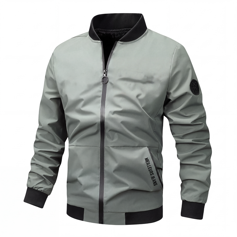💖Soldes ! Prix cassés💖Blouson bomber décontracté classique pour homme