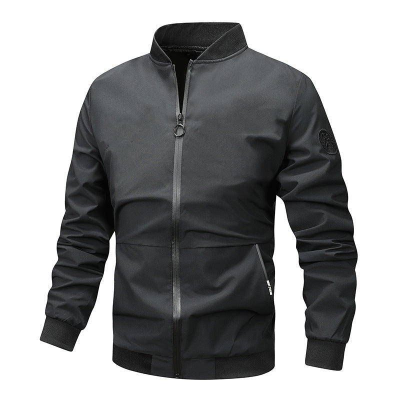 💖Soldes ! Prix cassés💖Blouson bomber décontracté classique pour homme