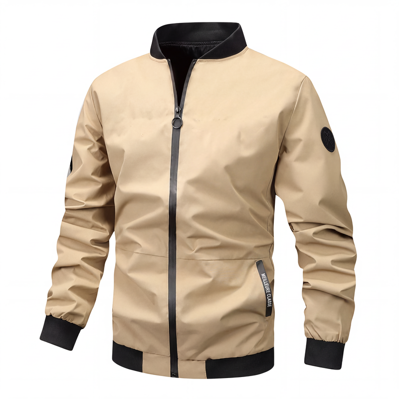 💖Soldes ! Prix cassés💖Blouson bomber décontracté classique pour homme