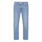 Jeans extensibles slim fit pour homme, pantalon en denim décontracté à taille mi-haute