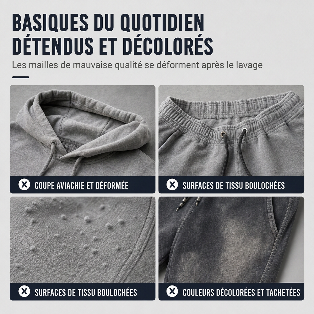 Ensemble de survêtement à capuche imprimé pour homme