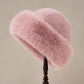 💖Soldes ! Prix cassés💖Ensemble chaud d'hiver : écharpe et bonnet en peluche épaisse