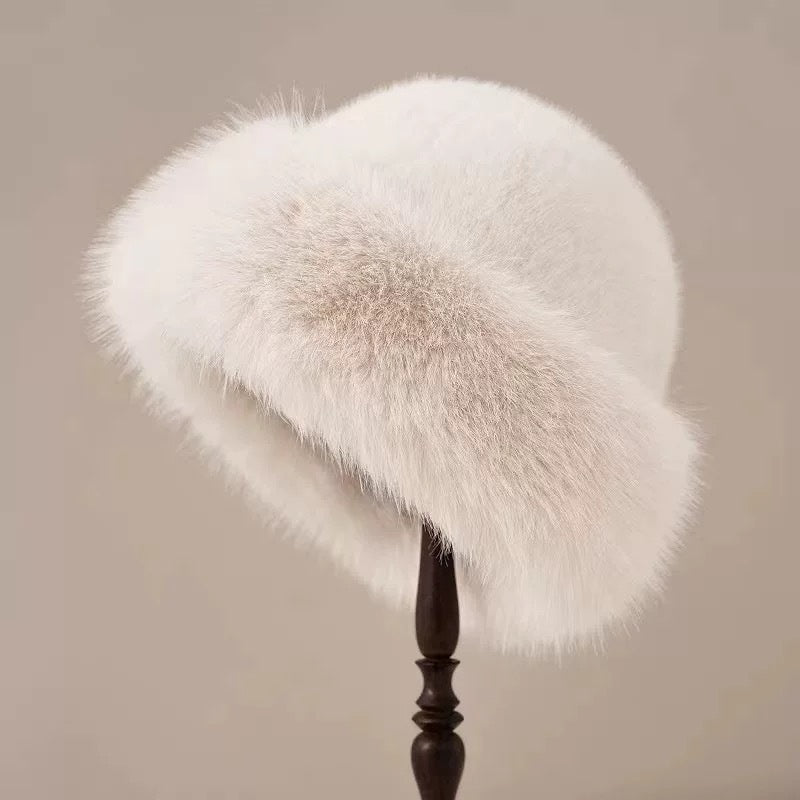💖Soldes ! Prix cassés💖Ensemble chaud d'hiver : écharpe et bonnet en peluche épaisse