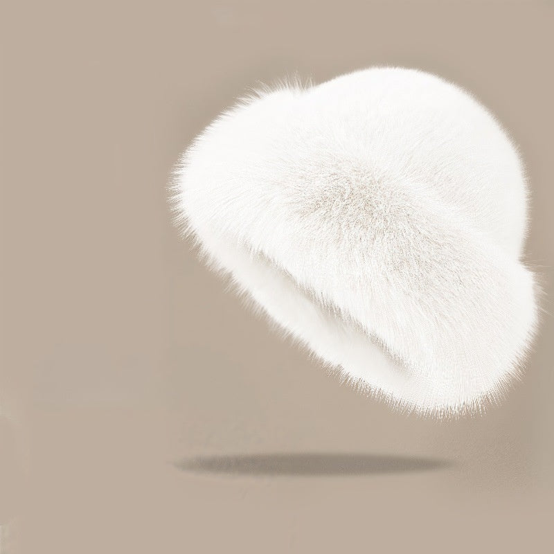 💖Soldes ! Prix cassés💖Ensemble chaud d'hiver : écharpe et bonnet en peluche épaisse