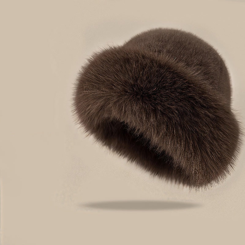 💖Soldes ! Prix cassés💖Ensemble chaud d'hiver : écharpe et bonnet en peluche épaisse