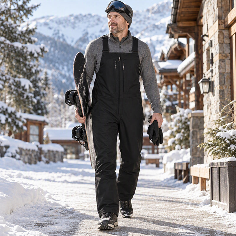 ⏳Liquidation totale⏳Pantalon de ski à bretelles imperméable unisexe