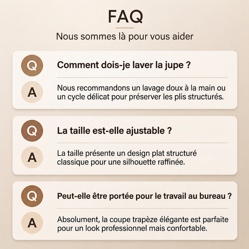⏳Liquidation totale⏳Jupe longue évasée taille haute et plissée pour femme