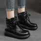 Bottines chevaalières femmes à doublure thermique rétro